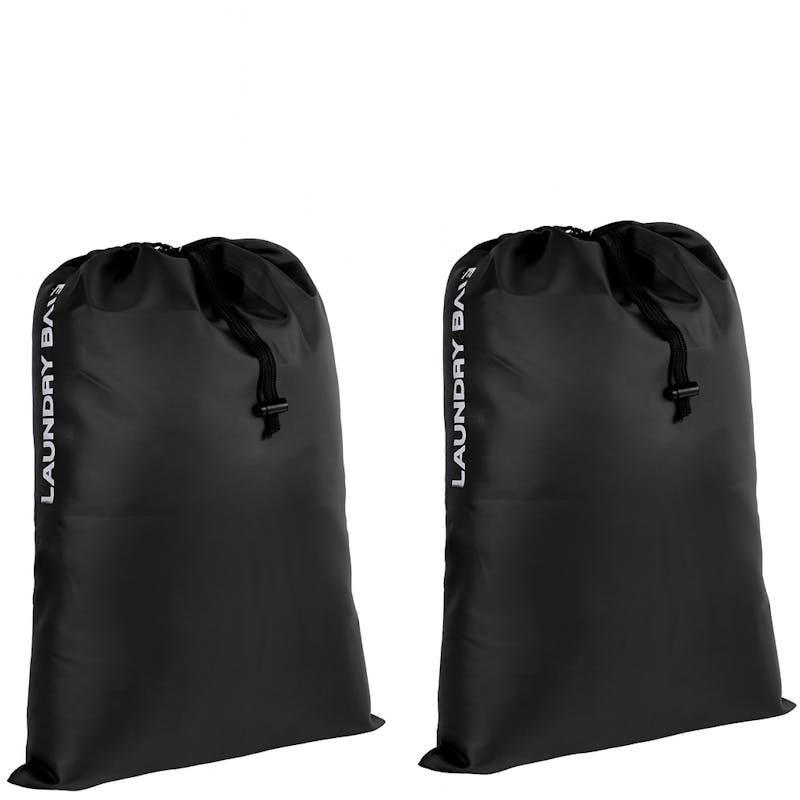Flightmode 2Pcs Travel Laundry Bag Drawstring Water Resistant Sports Gym Clothes Organiser 1 Pack