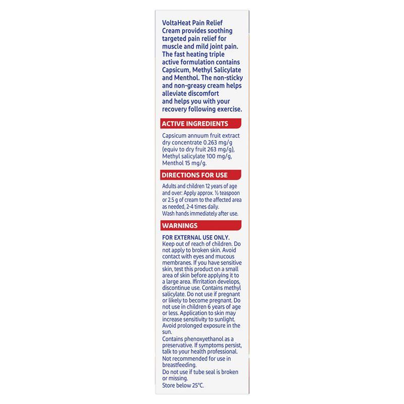 VoltaHeat Pain Relief Cream 100g