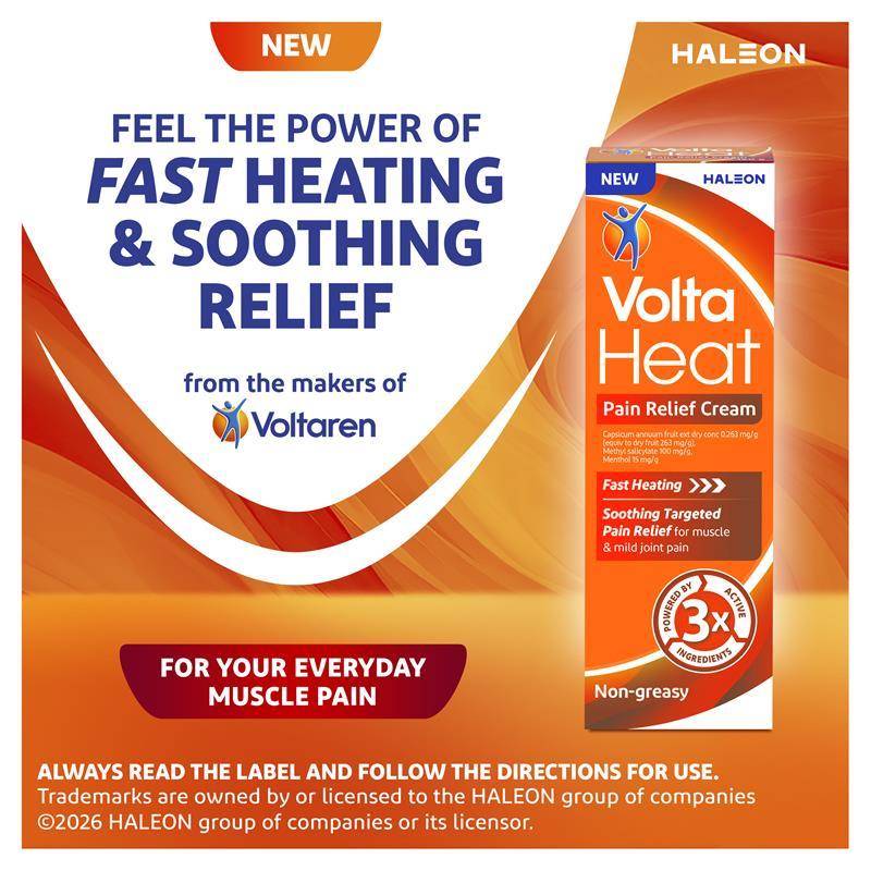 VoltaHeat Pain Relief Cream 100g