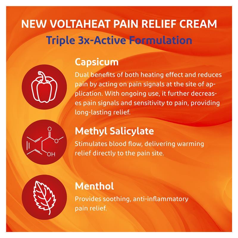 VoltaHeat Pain Relief Cream 100g