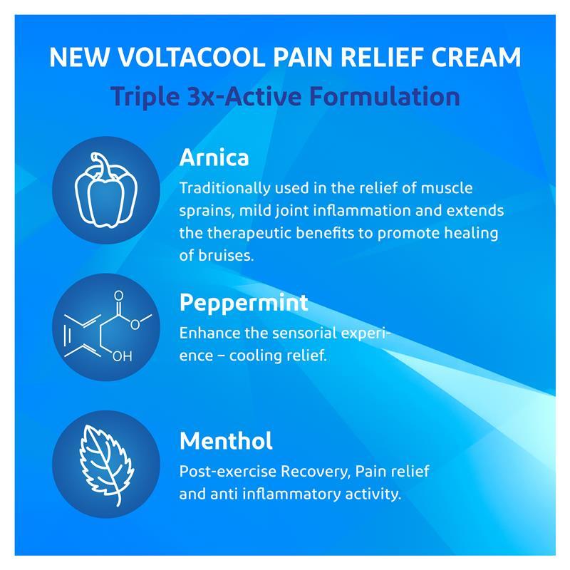 VoltaCool Pain Relief Cream 100g