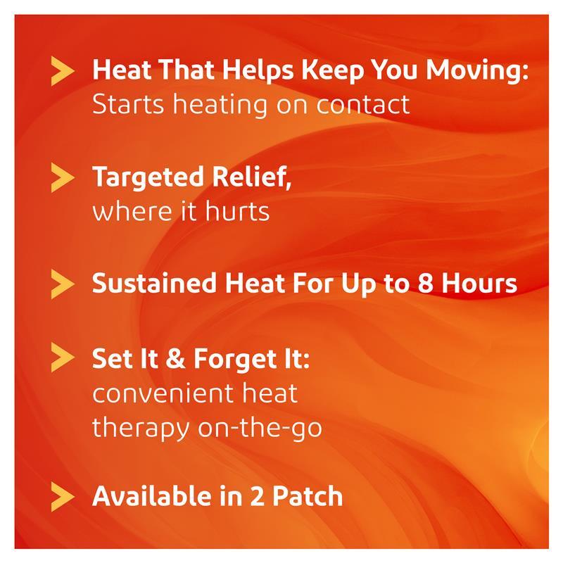 VoltaHeat Pain Relief Patch 2 Patches