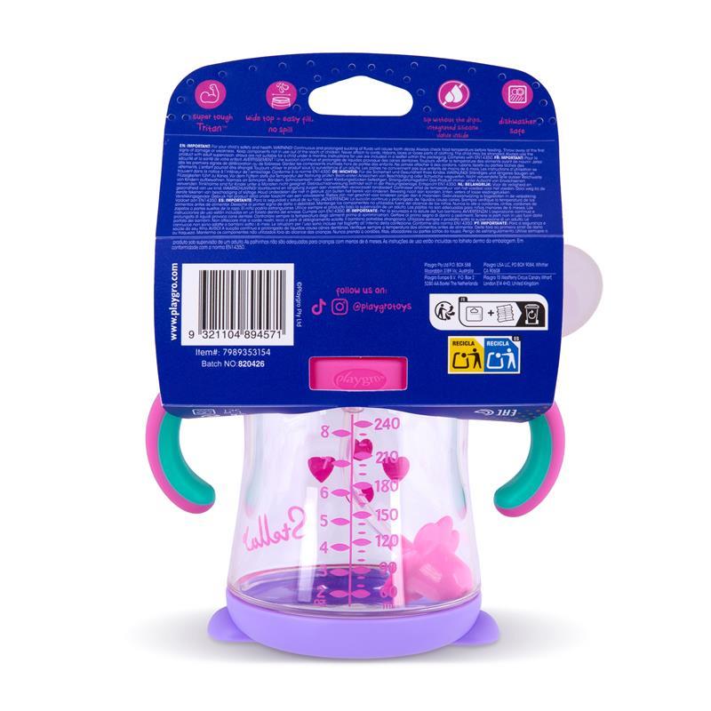 Playgro Stella Weighted Straw Sippy Cup 6m+