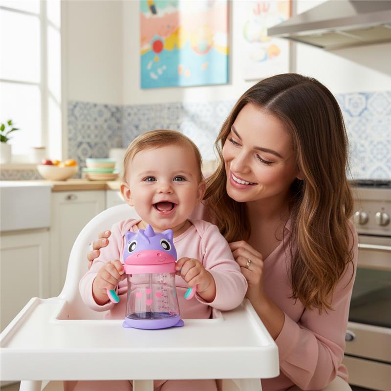 Playgro Stella Weighted Straw Sippy Cup 6m+