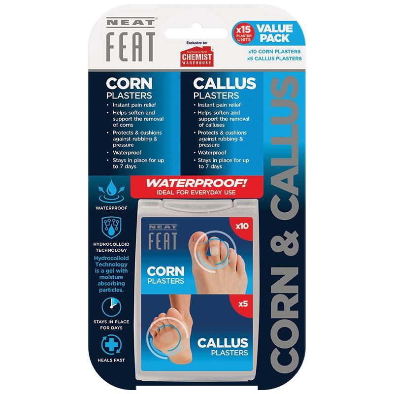Neat Feat Corn and Callus Plasters 15 Pack Exclusive Size