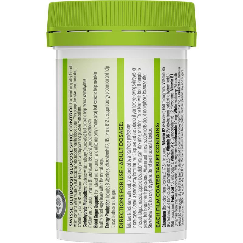 Swisse Ultiboost Glucose Spike Control 60 Tablets