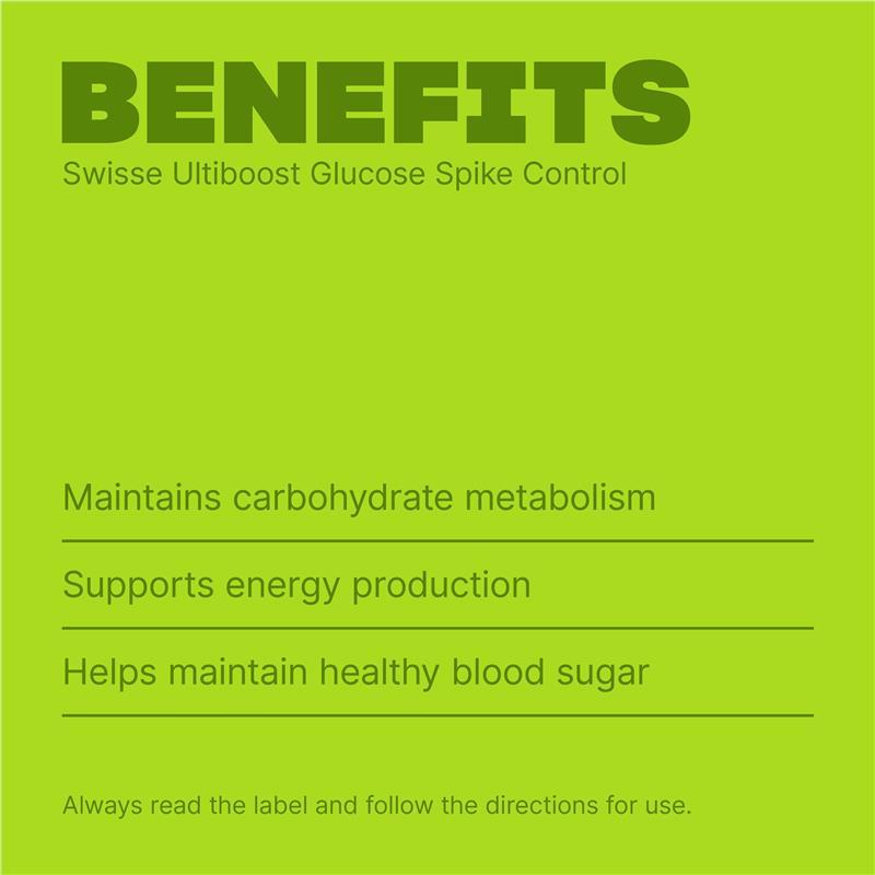 Swisse Ultiboost Glucose Spike Control 60 Tablets