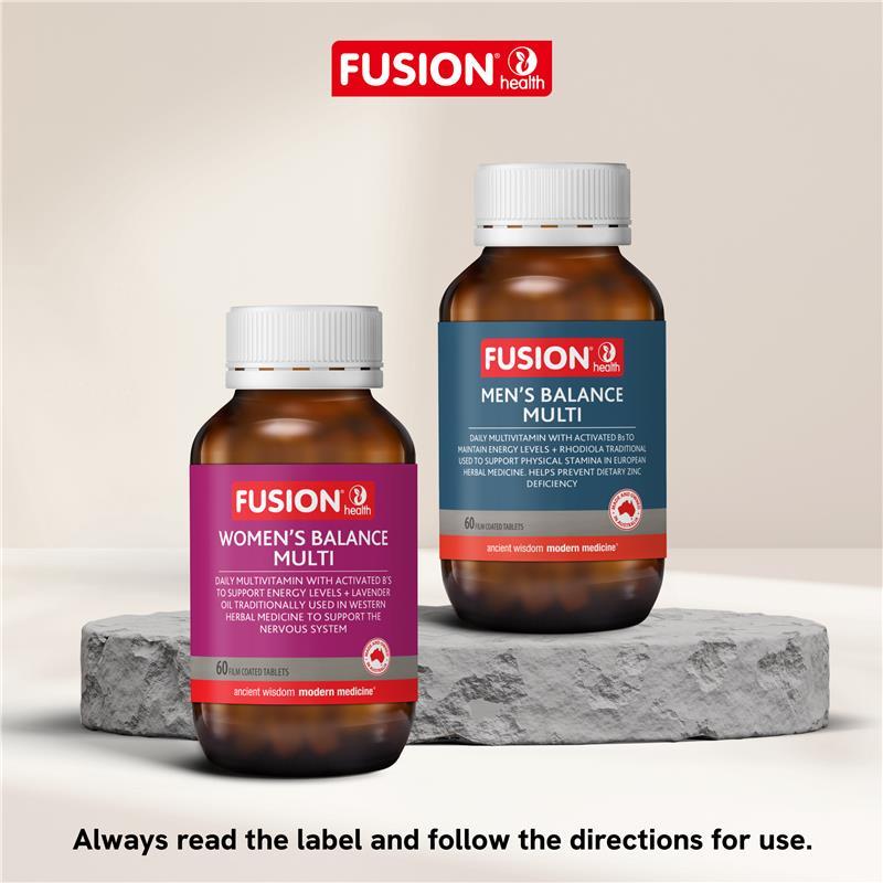 Fusion Women's Balance Daily Multivitamins 60 Tablets