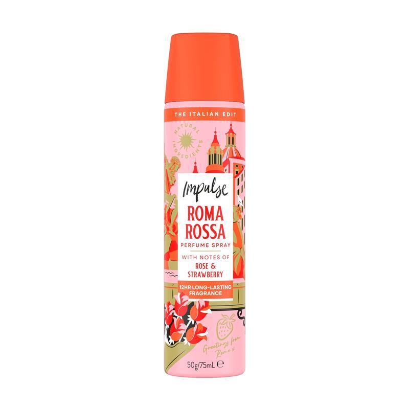 Impulse Body Spray Roma Rosa 75ml