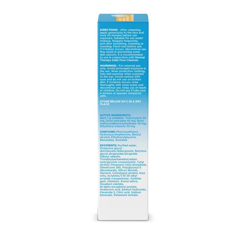 Dermal Therapy Daily Face Cream SPF 50 50ml