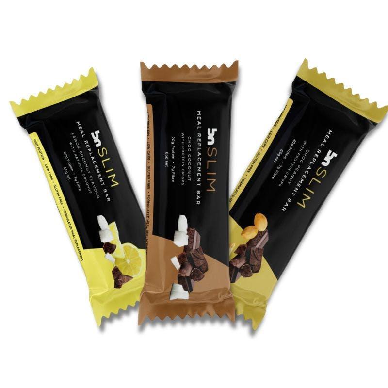 BN Healthy Slim - Meal Replacement Bars Chocolate Peanut 7 Pack