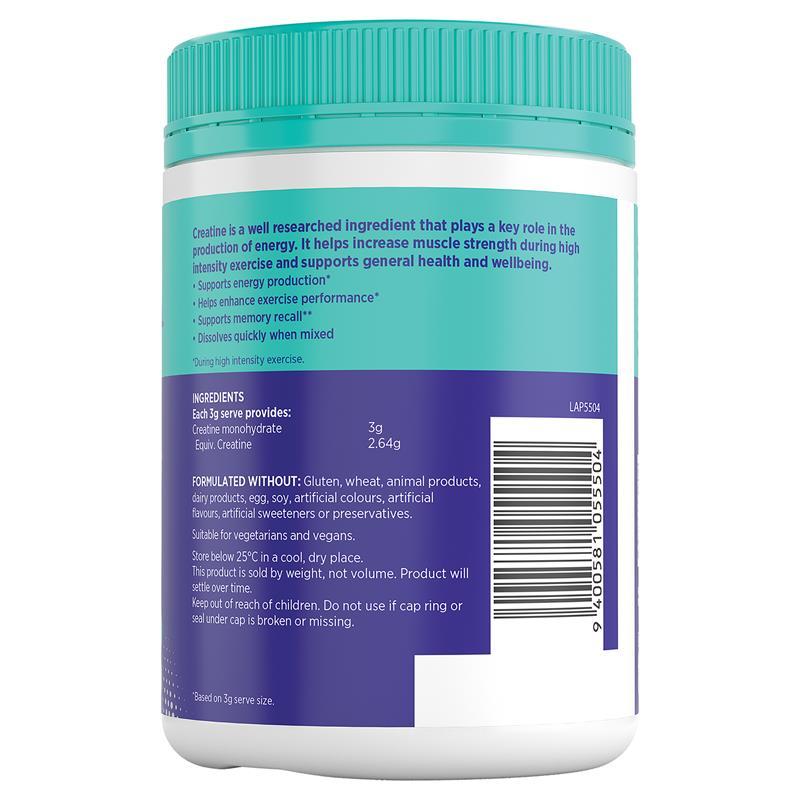 Athena Daily Creatine Unflavoured 270g