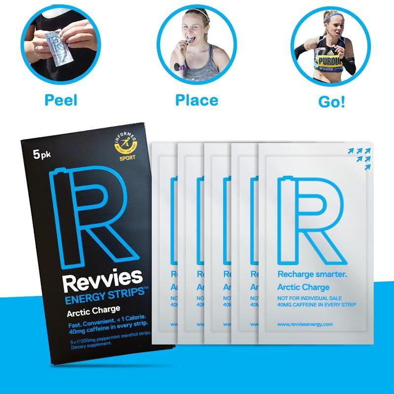 Revvies Energy Strips Arctic Charge 10 Pack (50 strips)