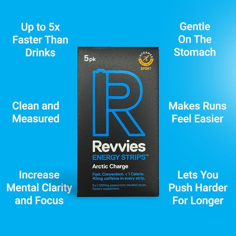 Revvies Energy Strips Arctic Charge 10 Pack (50 strips)