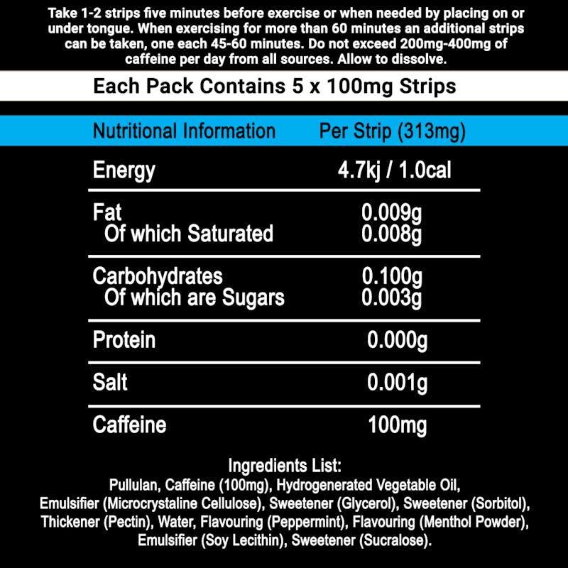 Revvies Extra Strength Arctic Charge Peppermint Menthol 100mg 5 Pack (25 strips)