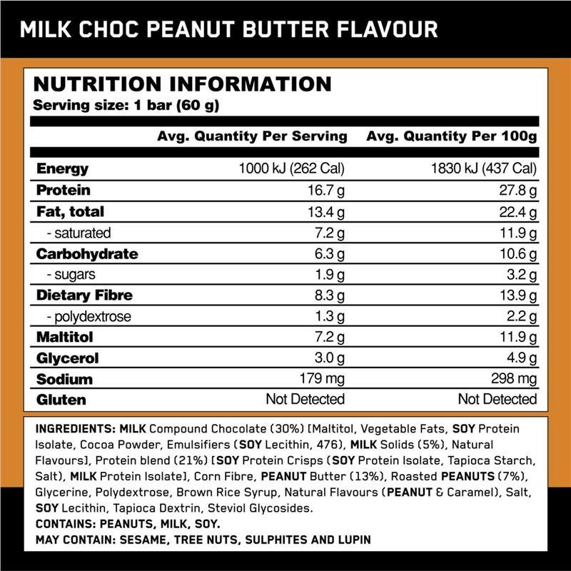 Optimum Nutrition Protein Bar Peanut 60g