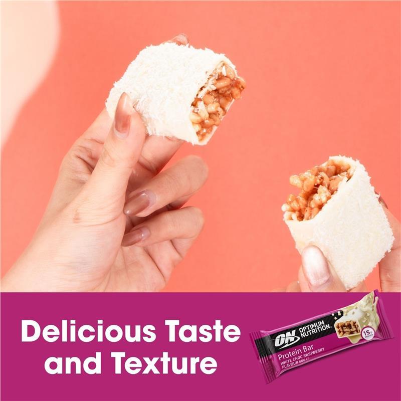 Optimum Nutrition Protein Bar White Chocolate Raspberry 60g