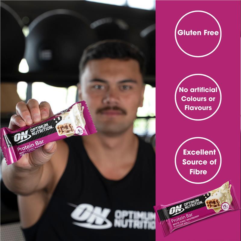 Optimum Nutrition Protein Bar White Chocolate Raspberry 60g
