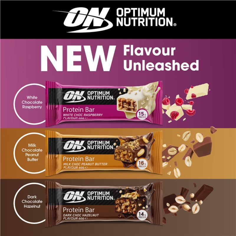Optimum Nutrition Protein Bar White Chocolate Raspberry 60g