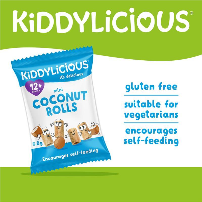 Kiddylicious Mini Coconut Rolls 7g x 8 Pack