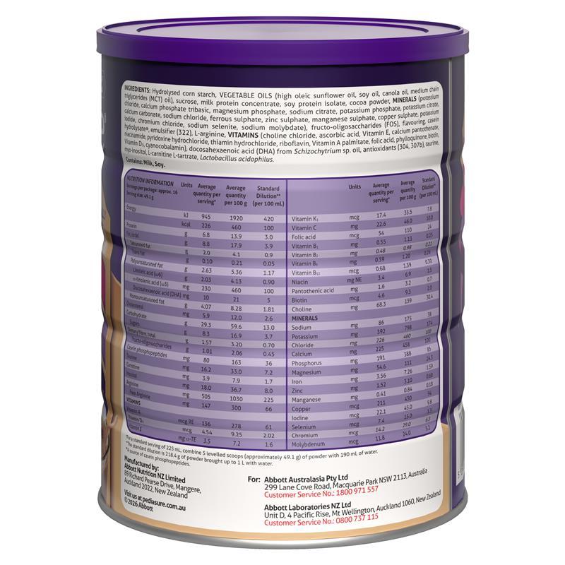Pediasure Chocolate 800g
