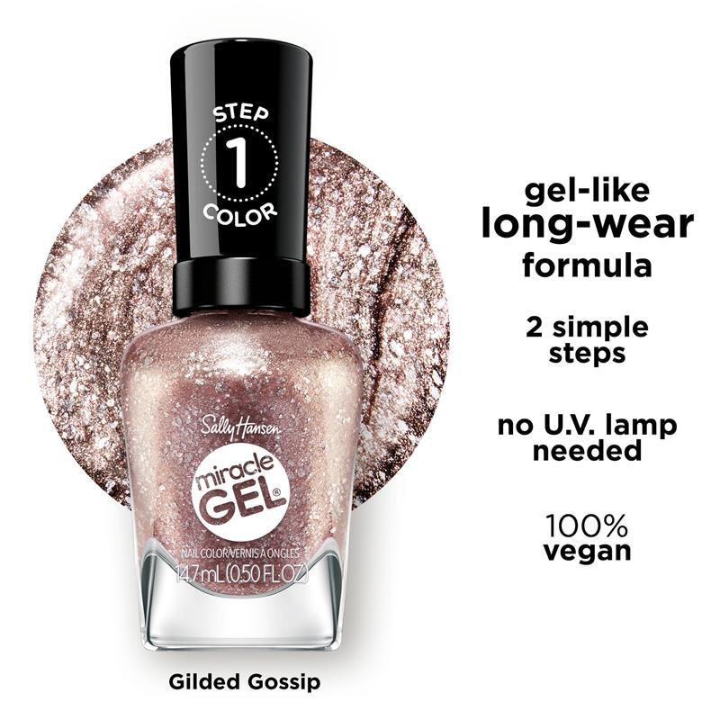 Sally Hansen Miracle Gel Nail Polish Gilded Gossip 14.7ml
