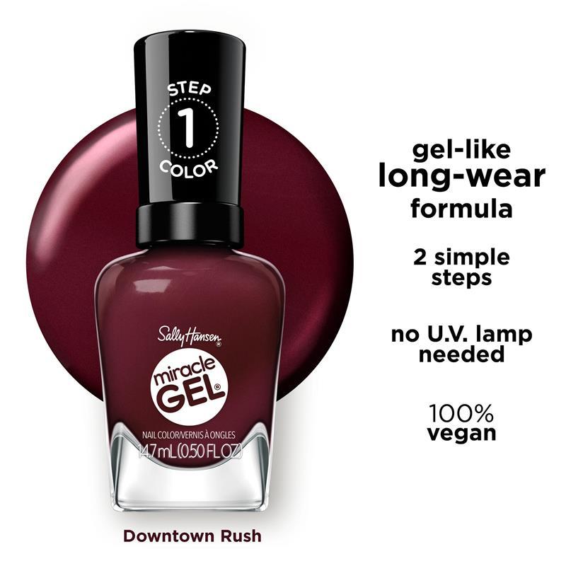 Sally Hansen Miracle Gel Nail Polish Downtown Rush 14.7ml