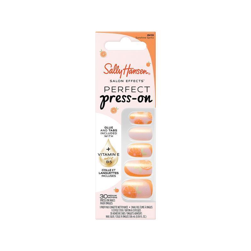 Sally Hansen Salon Effects Perfect Press-On Sunshine Spritz 30 Pieces