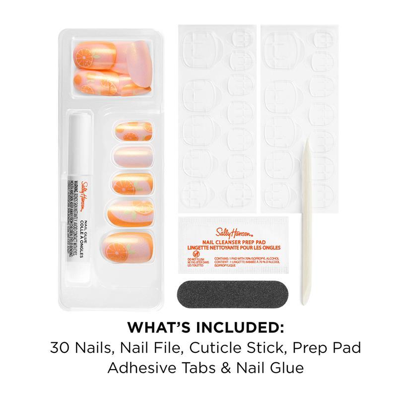 Sally Hansen Salon Effects Perfect Press-On Sunshine Spritz 30 Pieces