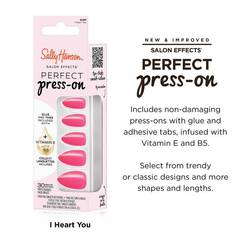 Sally Hansen Salon Effects Perfect Press-On I Heart You 30 Pieces