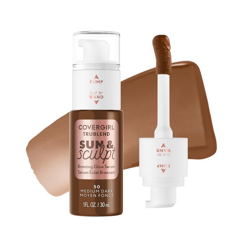 Covergirl Trublend Sun & Sculpt Bronzing Serum 50 Medium Dark