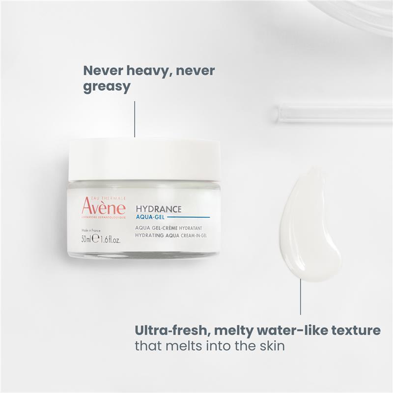 Avene Hydrance Aqua Cream-In-Gel Moisturiser With Hyaluronic Acid 50ml