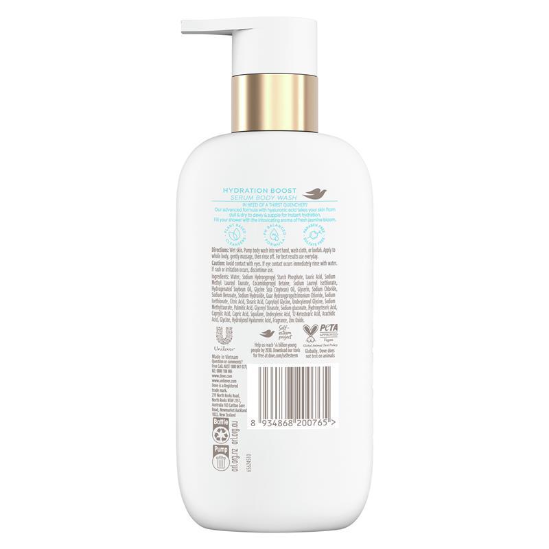 Dove Serum Body Wash Hydration Boost with Hyaluronic Acid 300ml