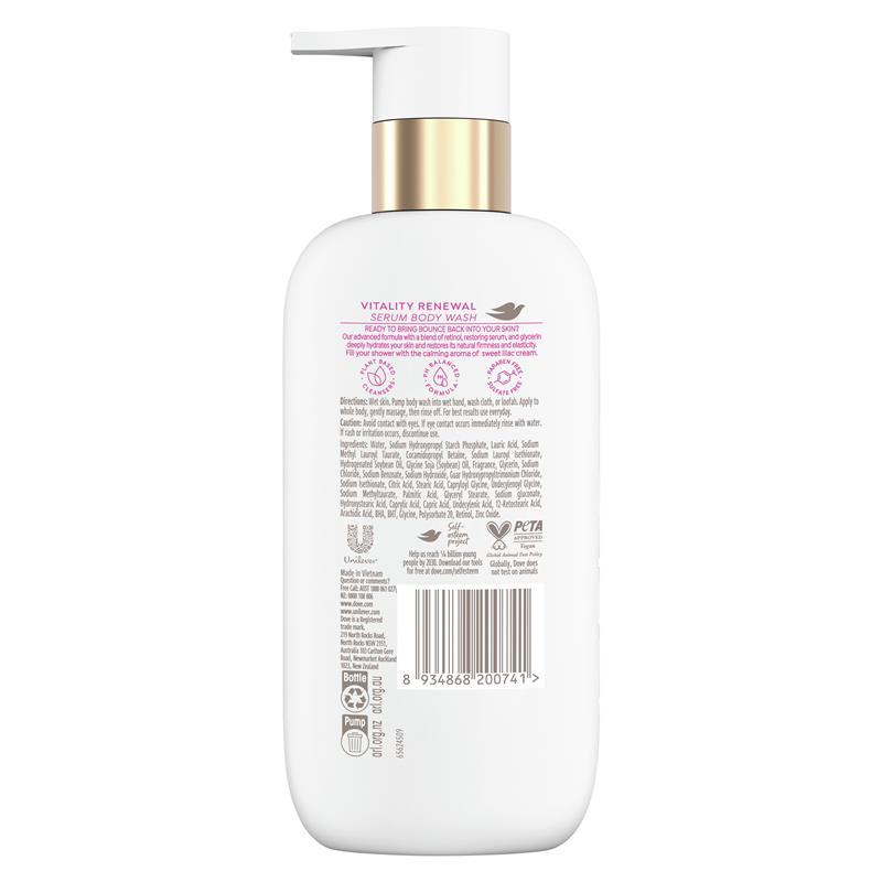 Dove Serum Body Wash Vitality Renewal with Retinol 300ml