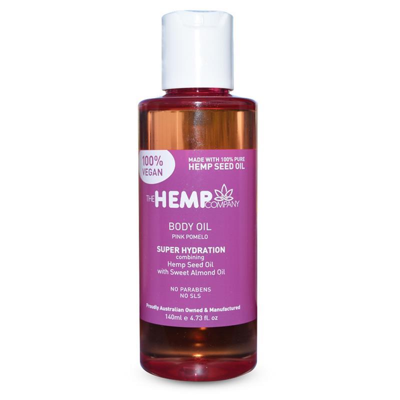The Hemp Company Pink Pomelo Body Oil 140ml