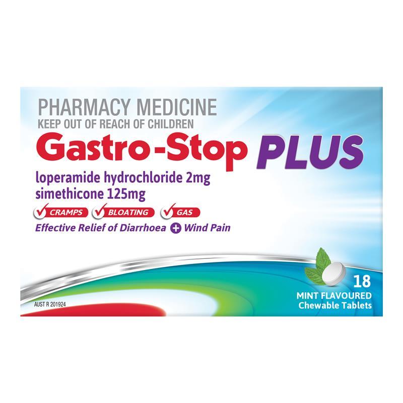 Gastro Stop Plus Chewable 18 Tablets