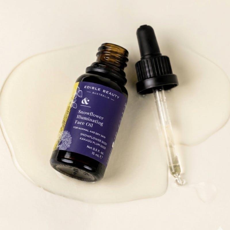 Edible Beauty Australia & Snowflower Illuminating Face Oil 15ml