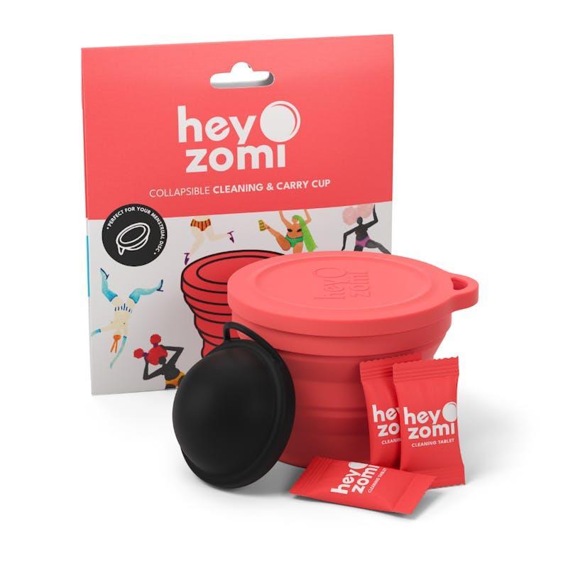 Hey Zomi Collapsible Cleaning and Carry Cup Summer Sunrise