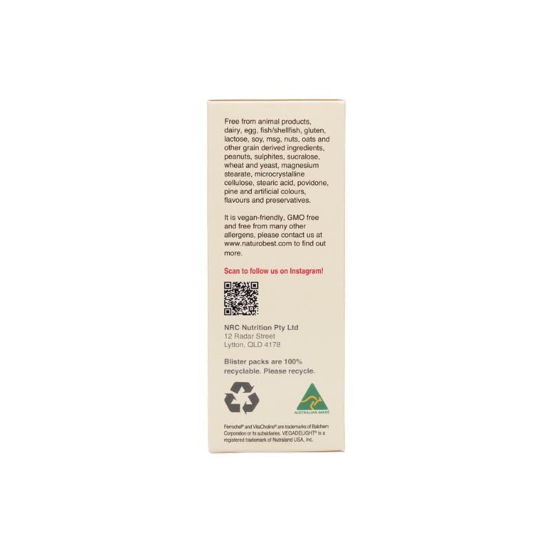 NaturoBest Preconception Multi For Women 60 Capsules