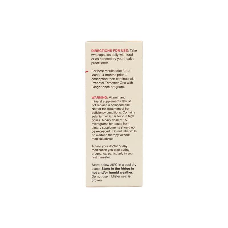 NaturoBest Preconception Multi For Women 60 Capsules