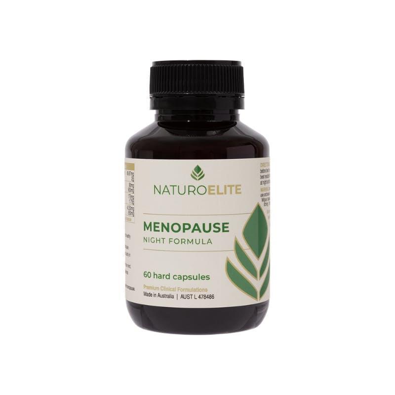 NaturoElite Menopause Night Formula | Night Sweats & Sleep Support 60 Capsules