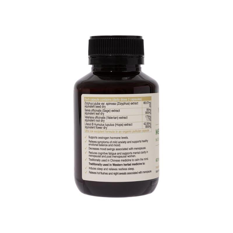 NaturoElite Menopause Night Formula | Night Sweats & Sleep Support 60 Capsules