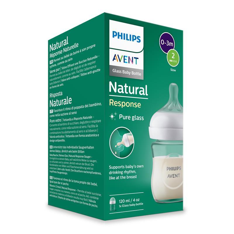 Avent Natural Response Glass Bottle 120ml