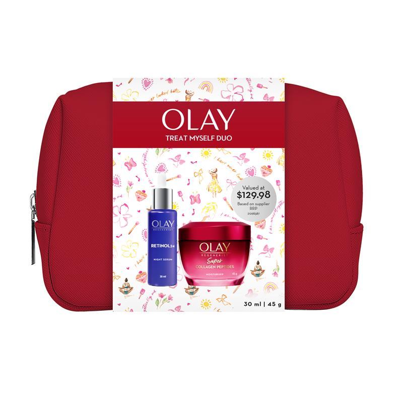 Olay Super Collagen Cream 45G + Retinol Serum 30ml