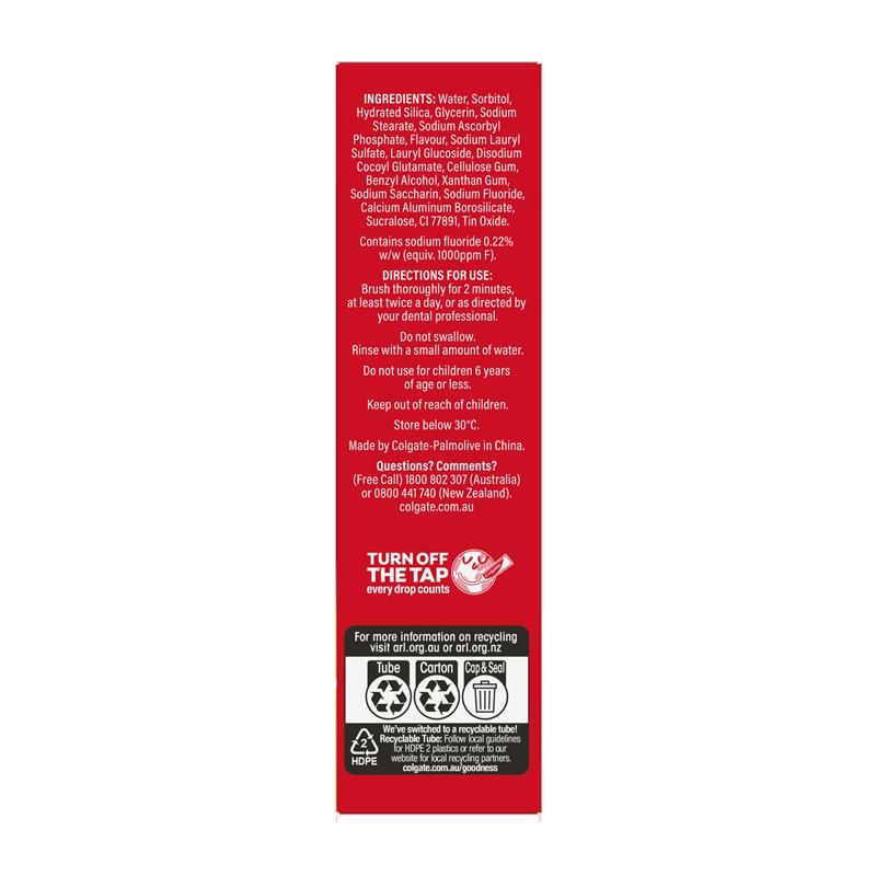 Colgate Toothpaste Optic White Vitamin C 100g