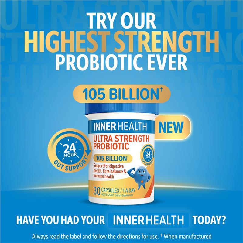 Inner Health Ultra Strength Probiotic 30 Capsules