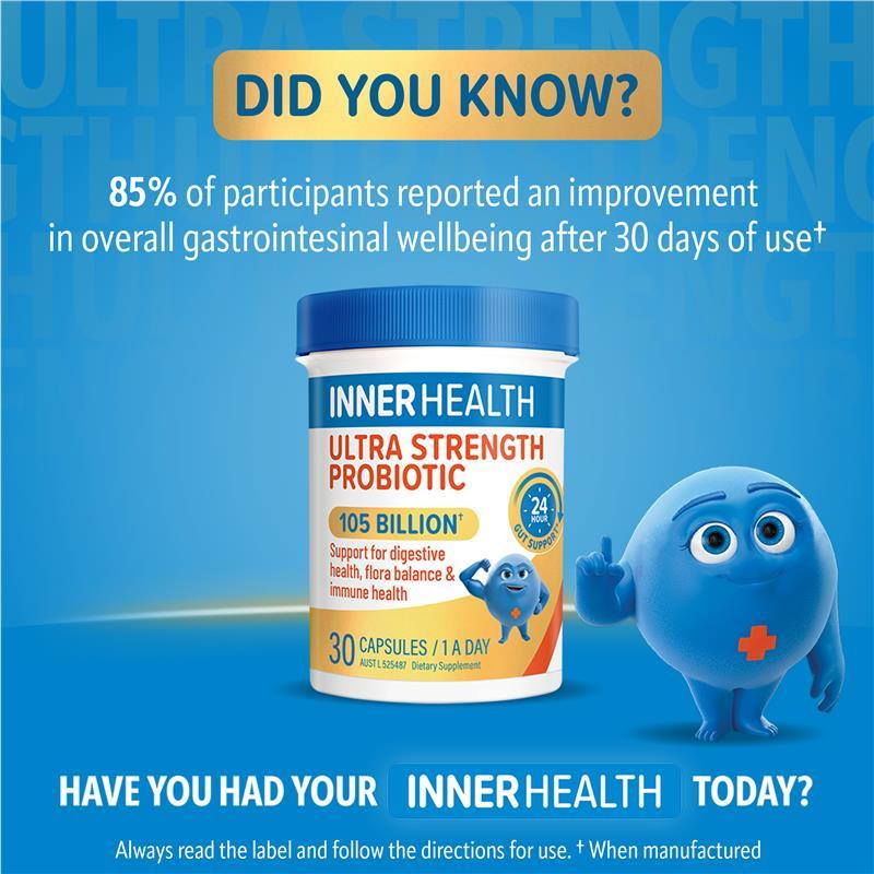 Inner Health Ultra Strength Probiotic 30 Capsules