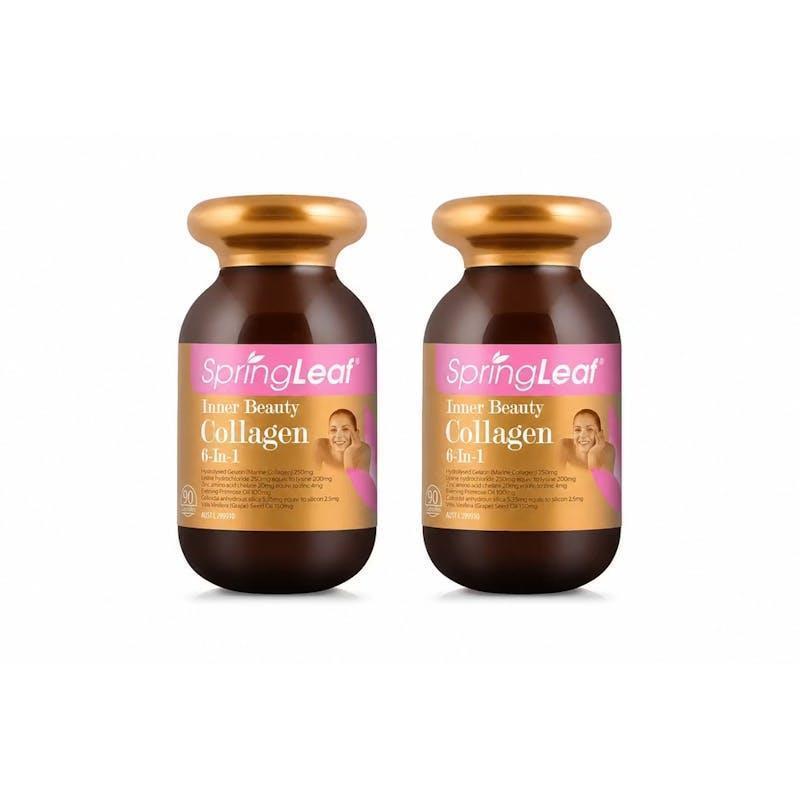 SpringLeaf Inner Beauty Collagen 6-in-1 180 Capsules
