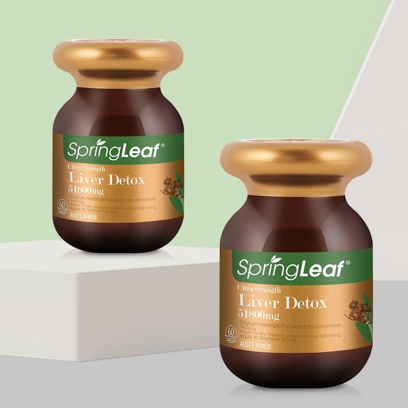 SpringLeaf Liver Detox 51,800mg 120 Capsules