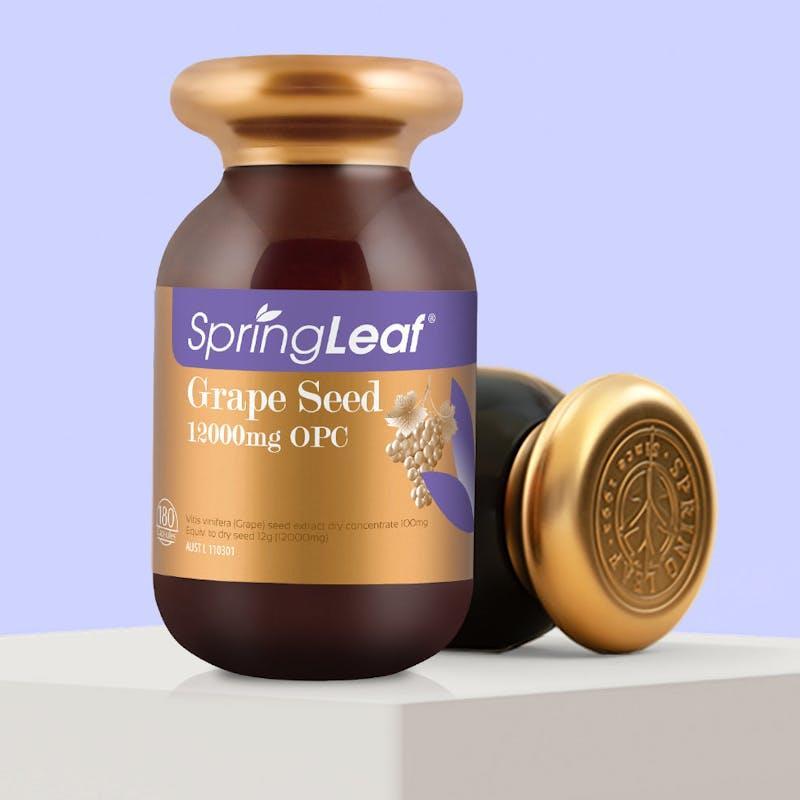 SpringLeaf Grape Seed 12000mg OPC 360 capsules